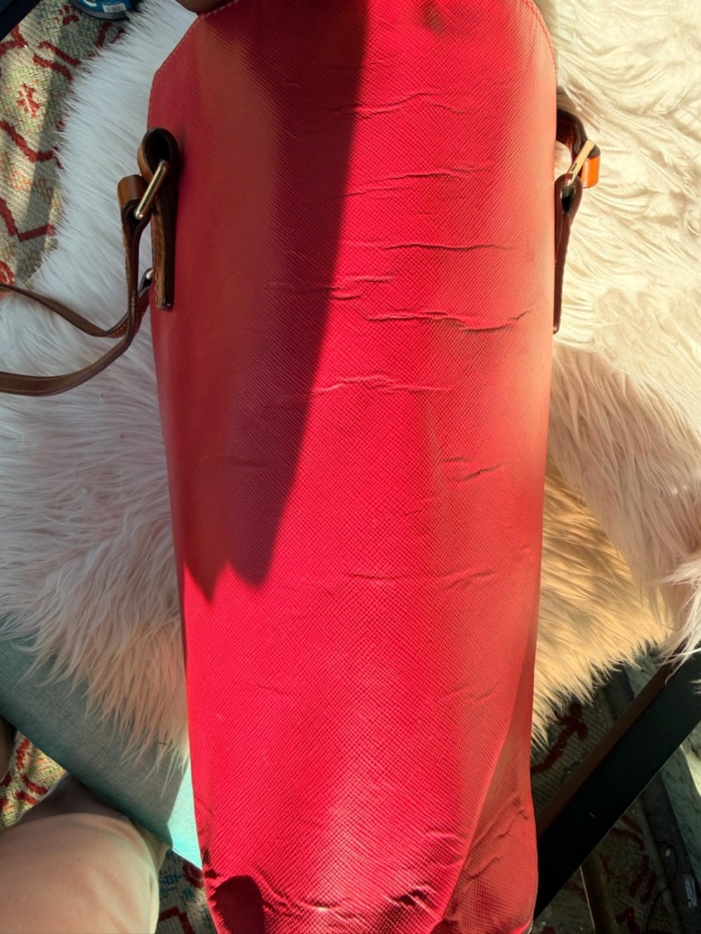 Dooney & Bourke Small Lexington Shopper Tote Tan Leather Straps - Picture 10 of 12